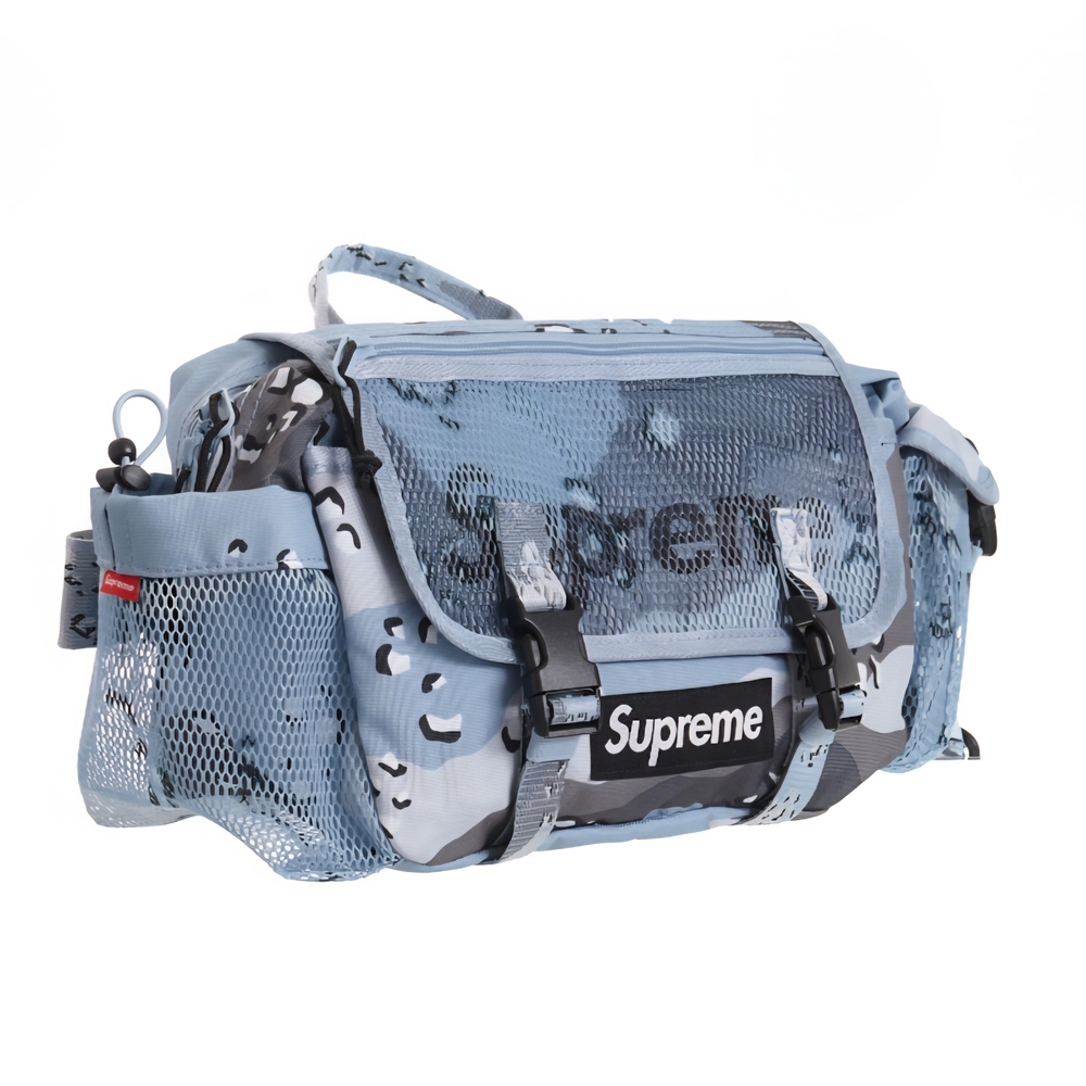 Supreme Light Blue Camo Messenger Waist Bag